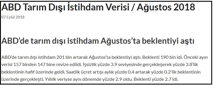 Piyasa Beklentileri ve Anketler: ders ekran görüntüsü, örnek 2.