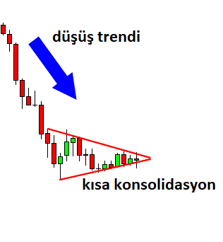 Ayı Flaması: açıklamalı ders grafiği, örnek 2.
